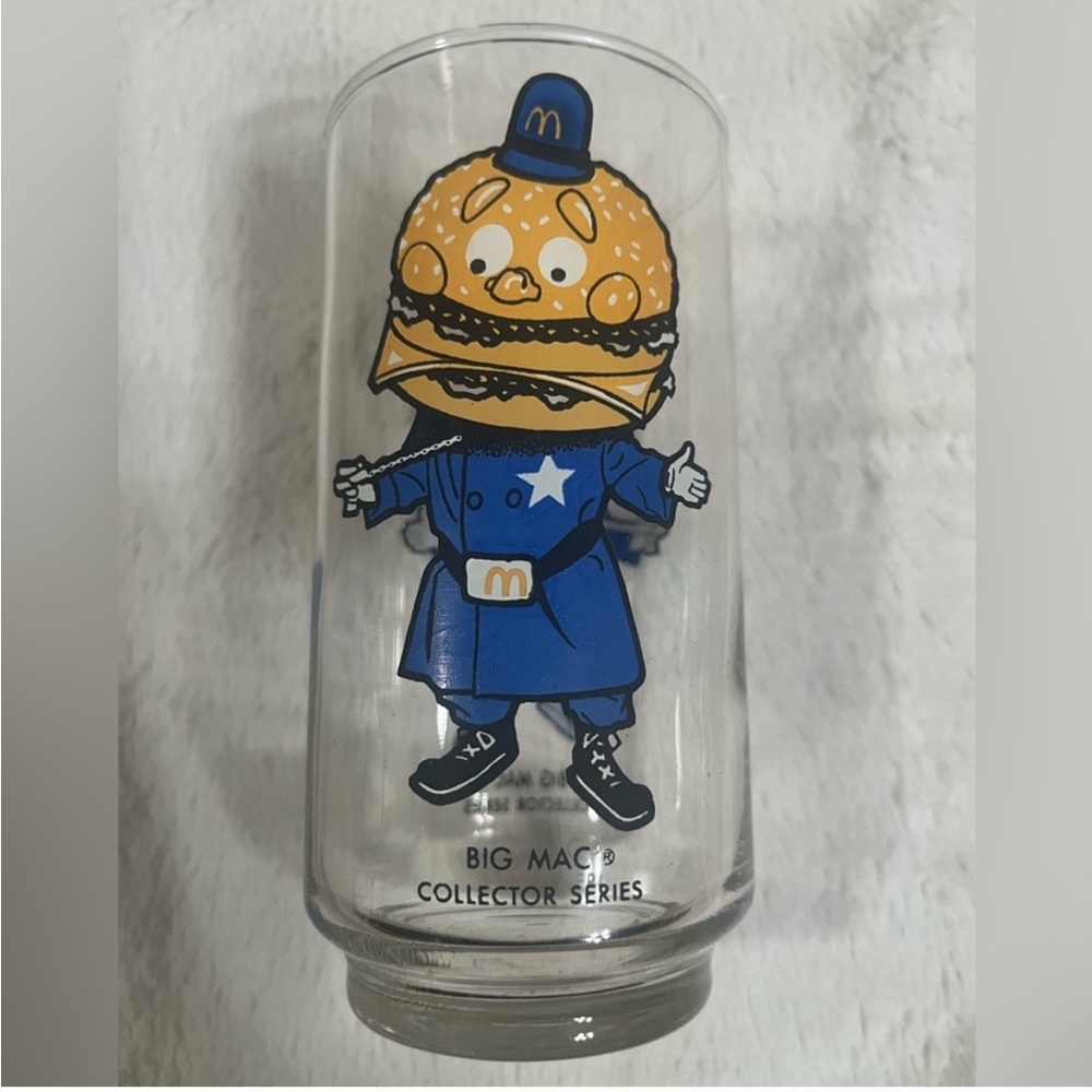 Vintage 1970s McDonald's Collectible Character Glass